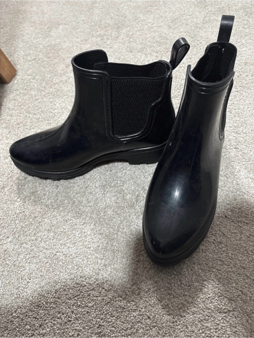 Black Rain Ankle Boots - Women's